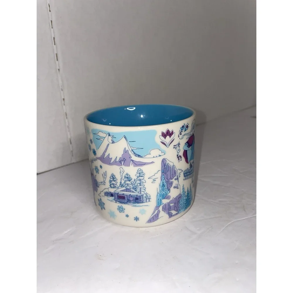 2024 Disney Parks Starbucks Been There Series "Arendelle" Frozen Elsa Coffee Mug - Picture 2 of 5